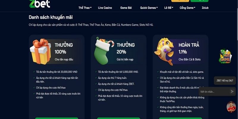 Nhận 20% giá trị khi nạp tiền vào thứ 7 hàng tuần áp dụng cho sảnh thể thao