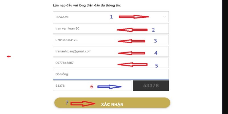 Nạp tiền Rich888 bằng QR Code không bị tính phí thực hiện